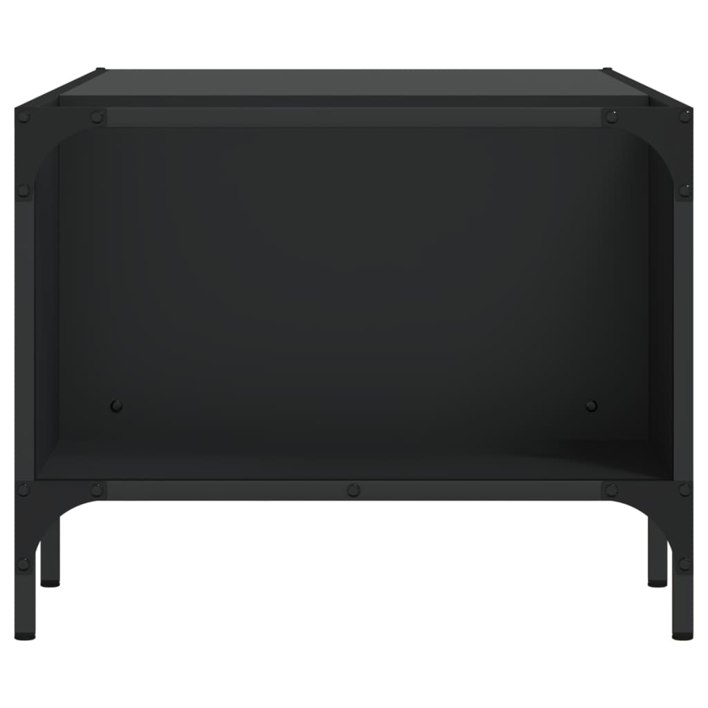 vidaXL sofabord med stativ 100x51x40 cm konstrueret træ sort