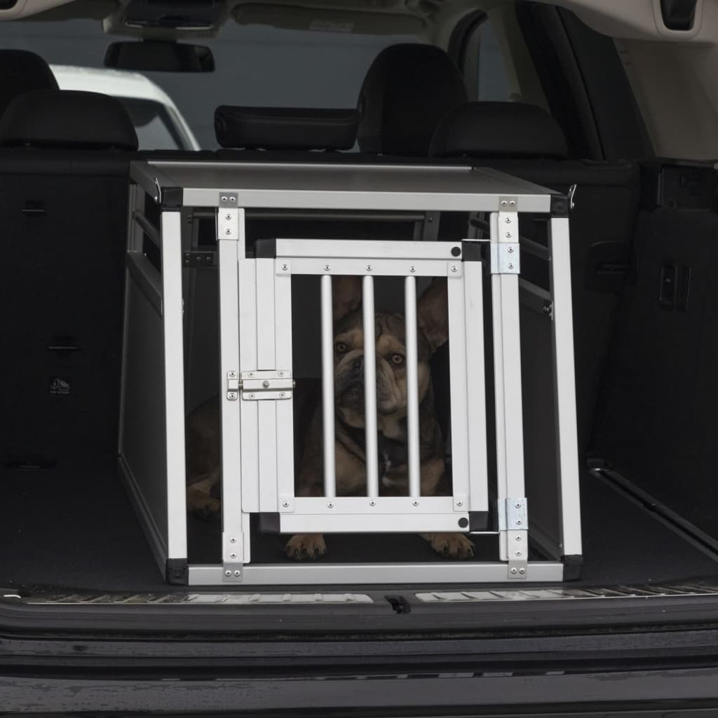 Kerbl transportboks til hunde Barry 77x55x50 cm aluminium