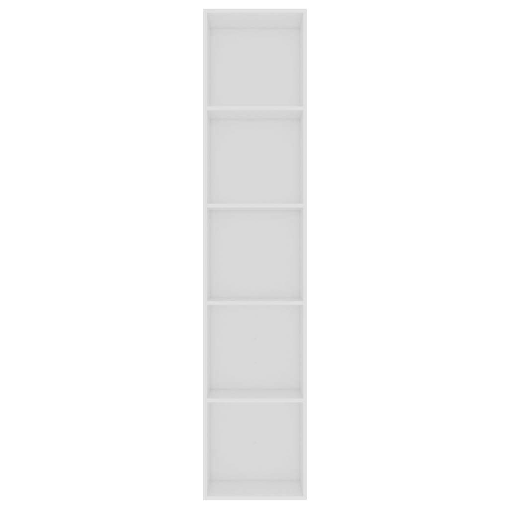 vidaXL bogskab 40 x 30 x 189 cm spånplade hvid