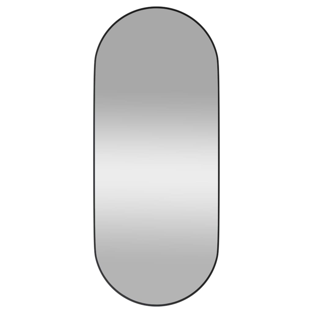 vidaXL vægspejl 25x60 cm ovalt sort