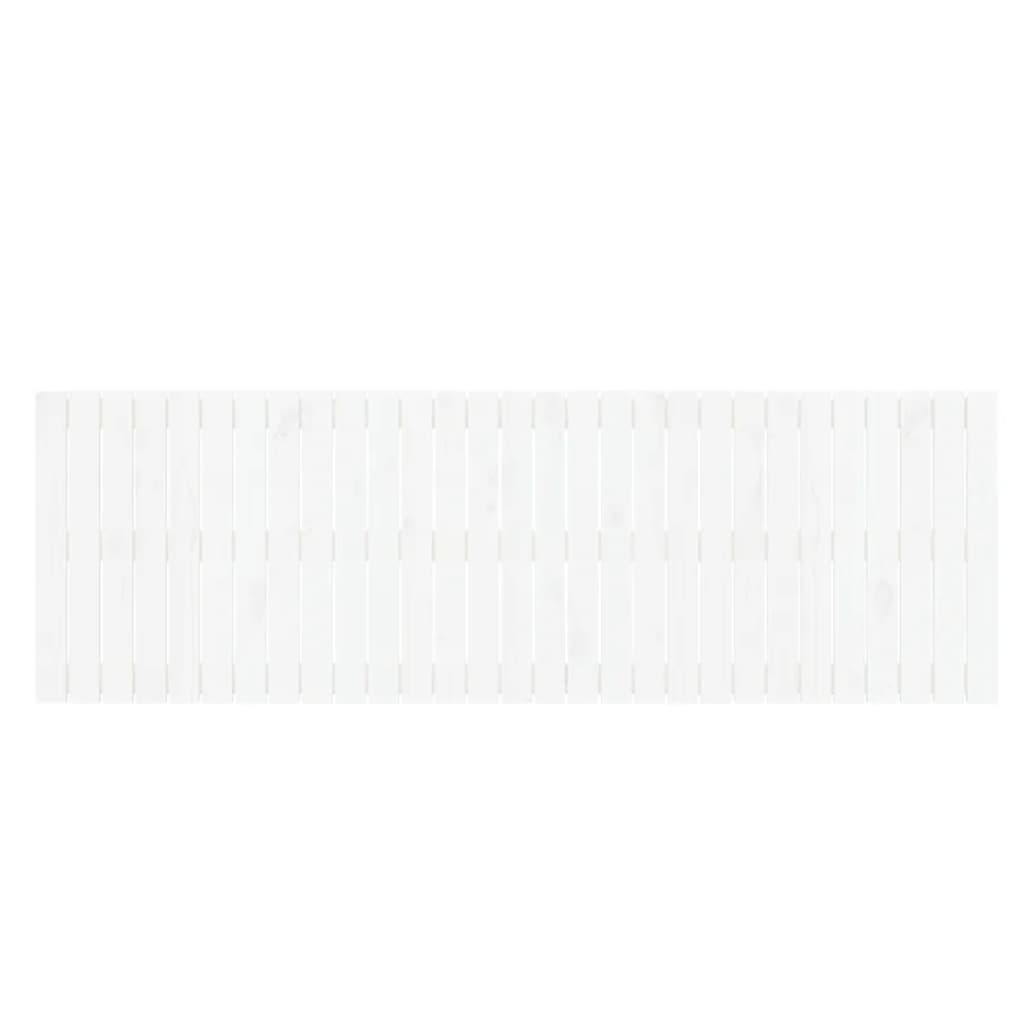 vidaXL sengegavl 185x3x60 cm massivt fyrretræ hvid