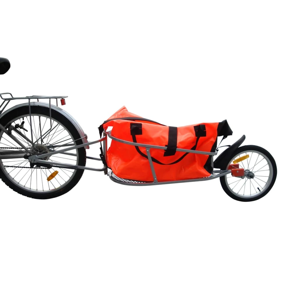 Cykelanhænger med taske til opbevaring