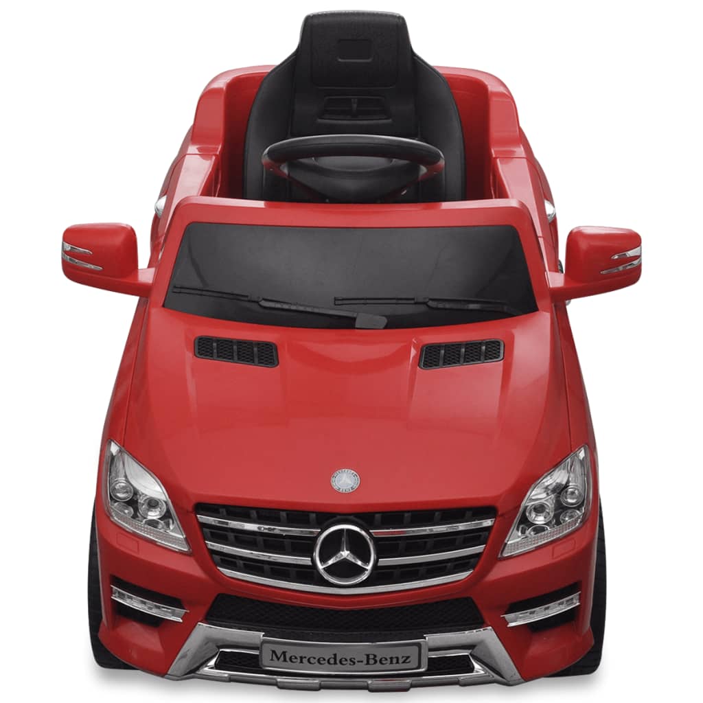 Elektrisk ride-on bil, Mercedes Benz ML350, rød, 6 V, m/fjernbetjening