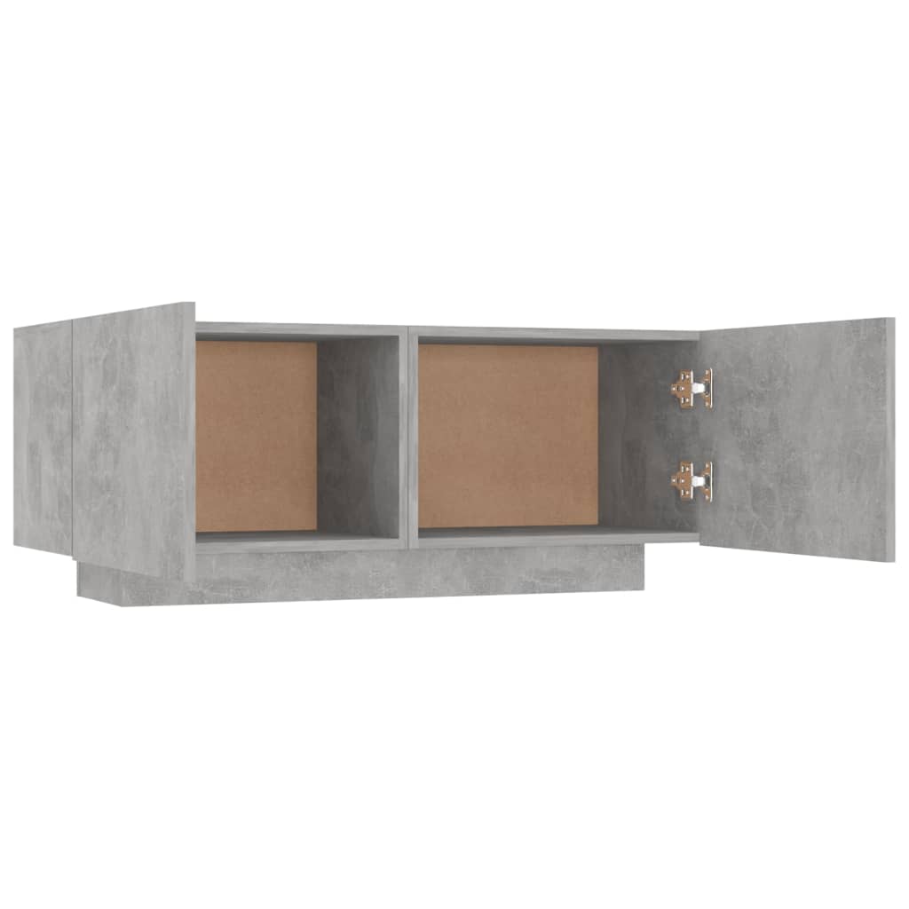 vidaXL tv-bord 100x35x40 cm konstrueret træ betongrå