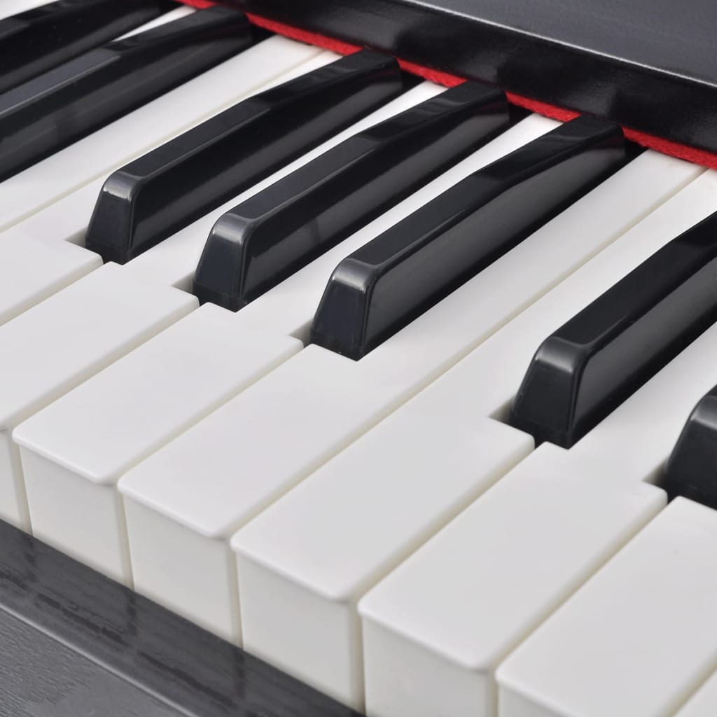 vidaXL digitalt piano med pedaler 88 tangenter sort melaminbræt