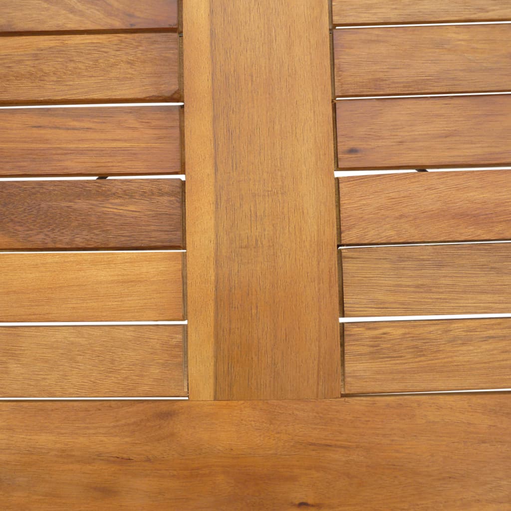 vidaXL foldbart havebord i massivt akacietræ 120 x 70 x 74 cm