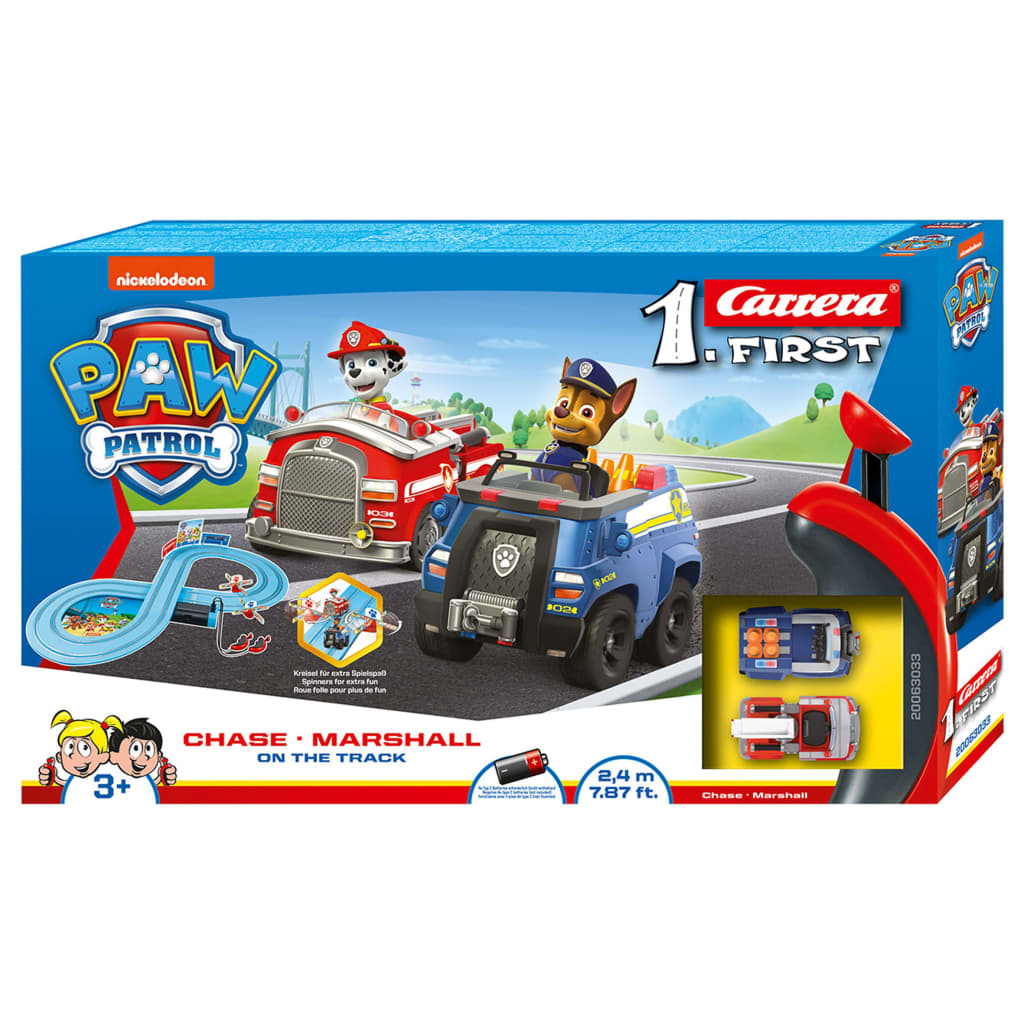 Carrera FIRST racerbane Paw Patrol-On the Track 1:50