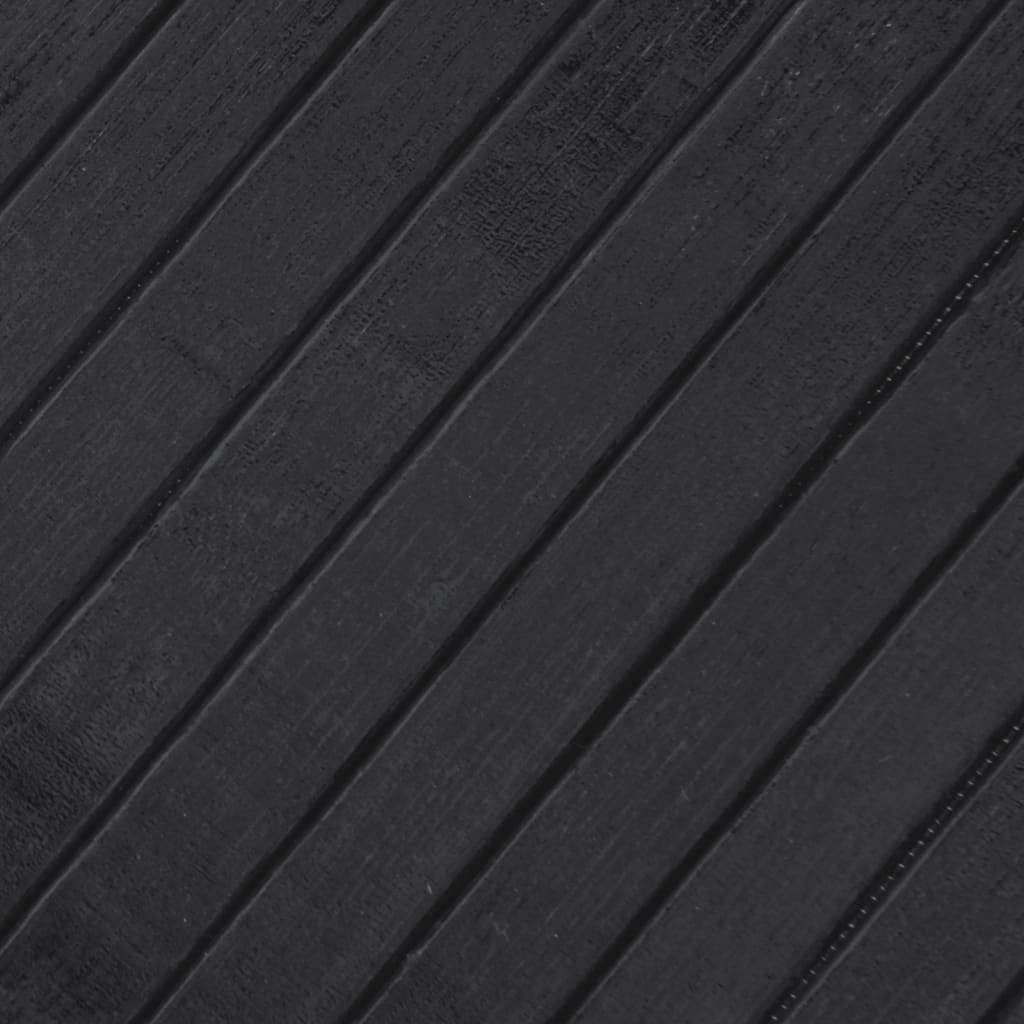vidaXL gulvtæppe 60 cm bambus grå