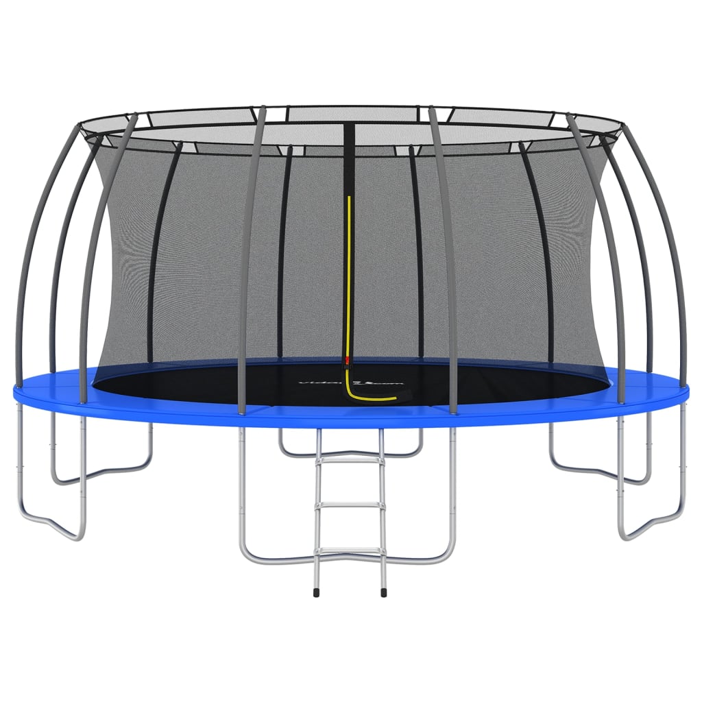vidaXL trampolinsæt 488x90 cm 150 kg rund