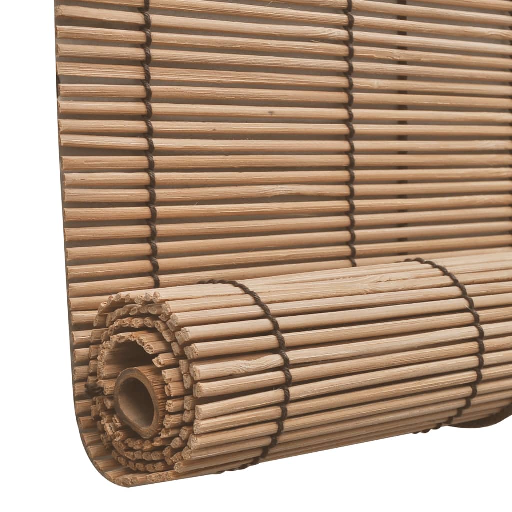 vidaXL rullegardin 140x160 cm bambus brun