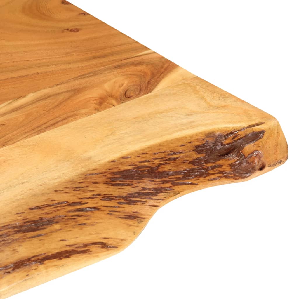 vidaXL bordplade til toiletbord 80x52x3,8 cm massivt akacietræ