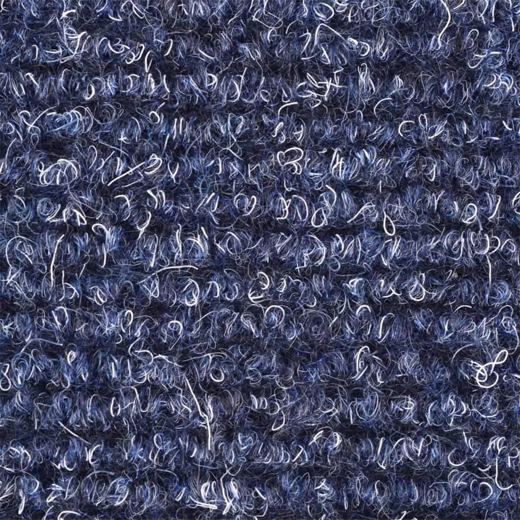 vidaXL selvklæbende trappemåtter 15 stk. nålenagle 65 x 21 x 4 cm blå