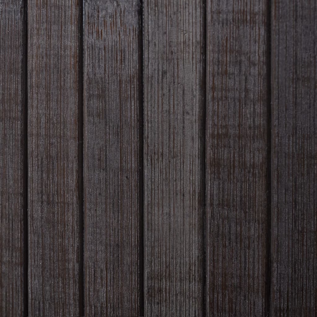 vidaXL rumdeler bambus mørkebrun 250 x 165 cm