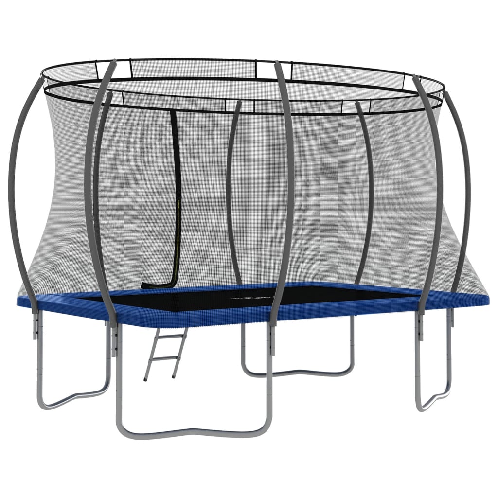 trampolinsæt 335x244x90 cm kg rektangulær |