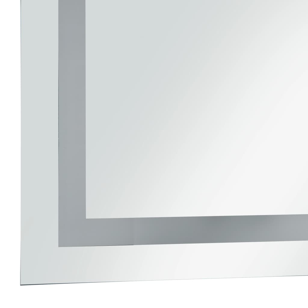 vidaXL LED-spejl til badeværelset med berøringssensor 50x60 cm