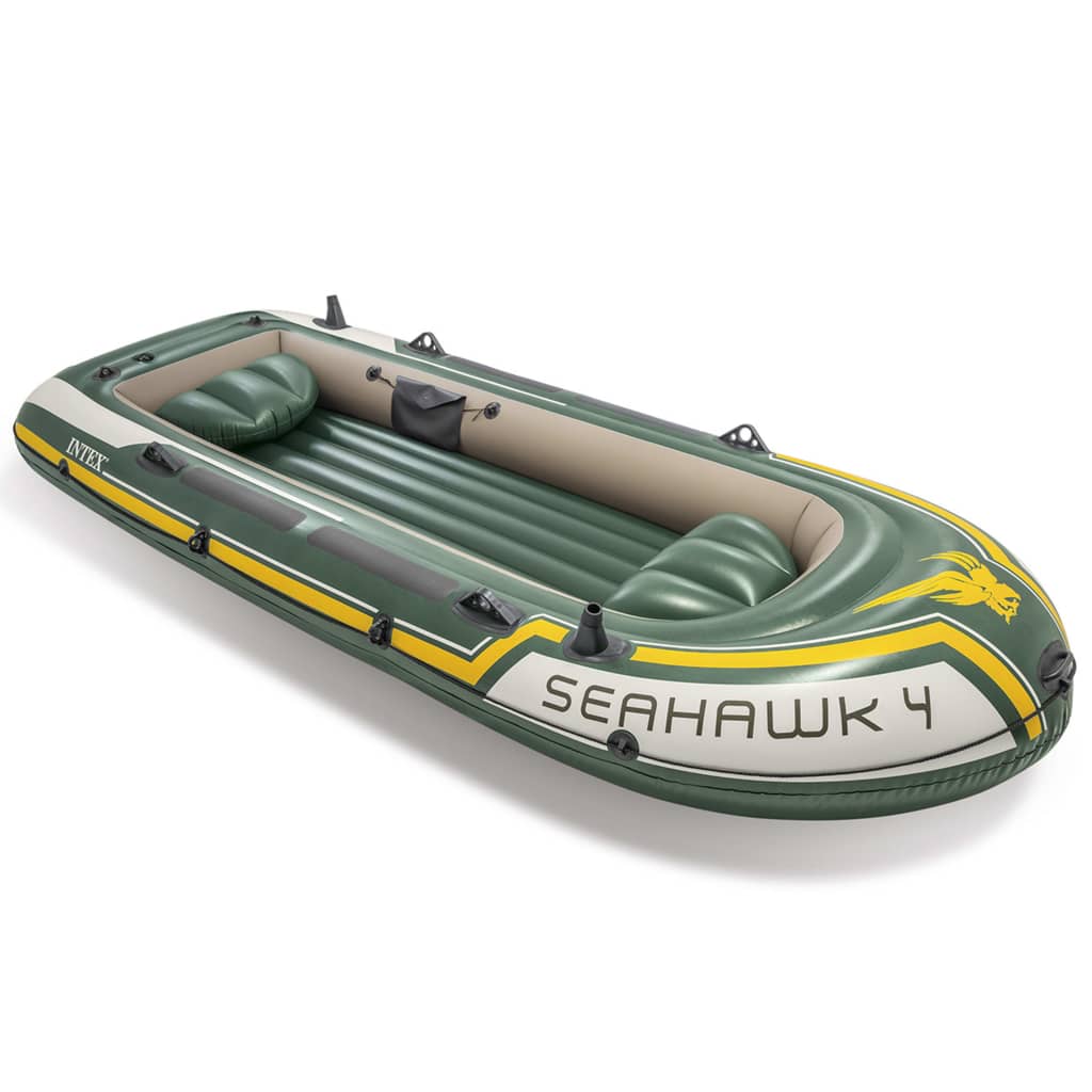 Intex Seahawk 4 Set gummibåd med årer og pumpe 68351NP