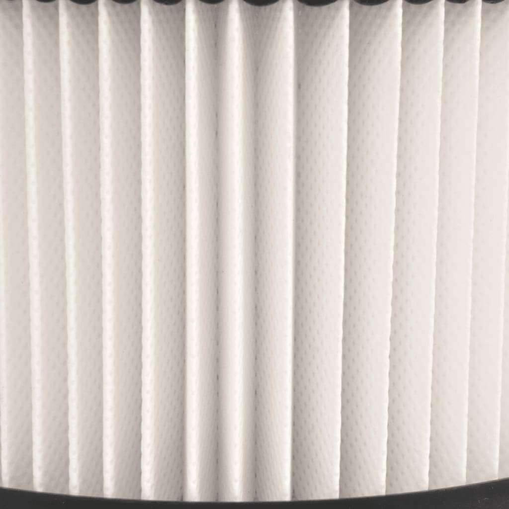 vidaXL HEPA-filter til askestøvsuger 3 stk. hvid og sort