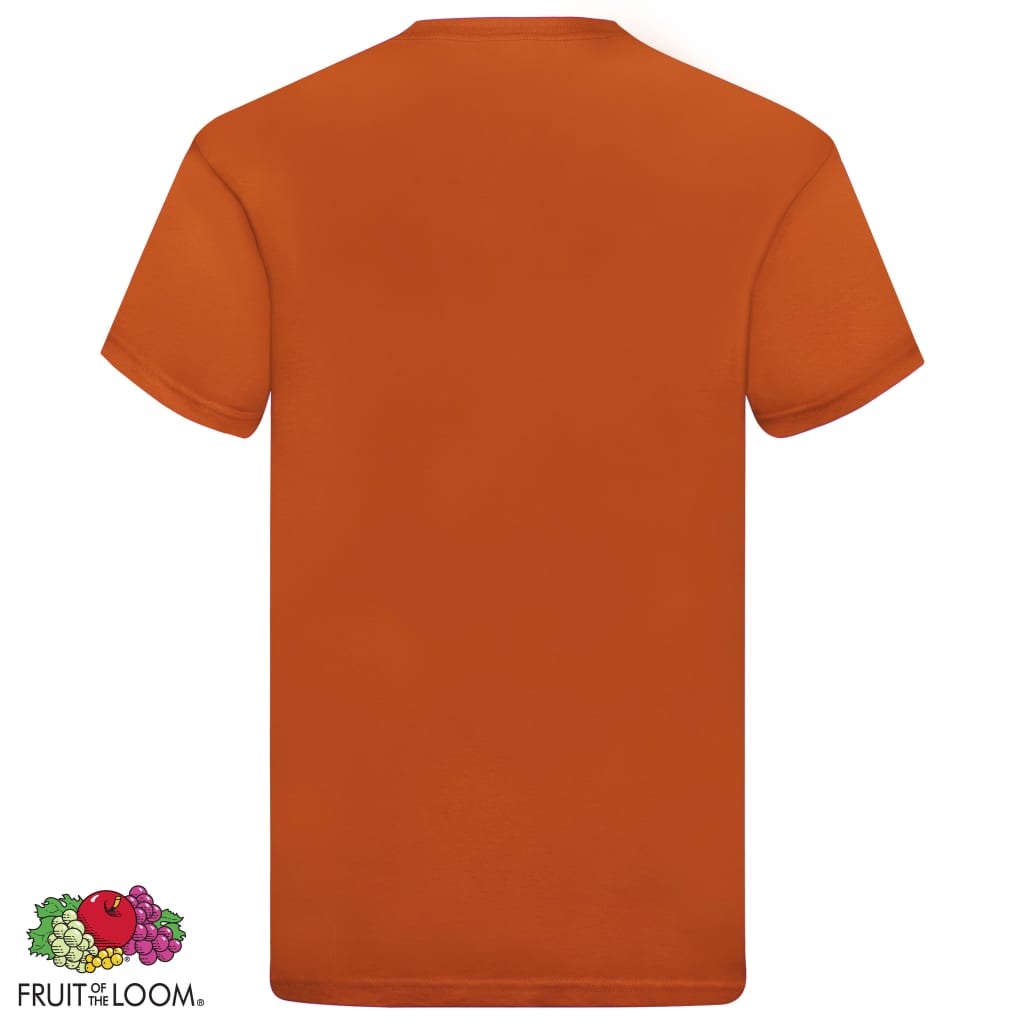 Fruit of the Loom originale T-shirts 5 stk. str. L bomuld orange