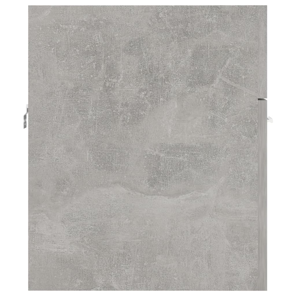vidaXL vaskeskab 41x38,5x46 cm spånplade betongrå