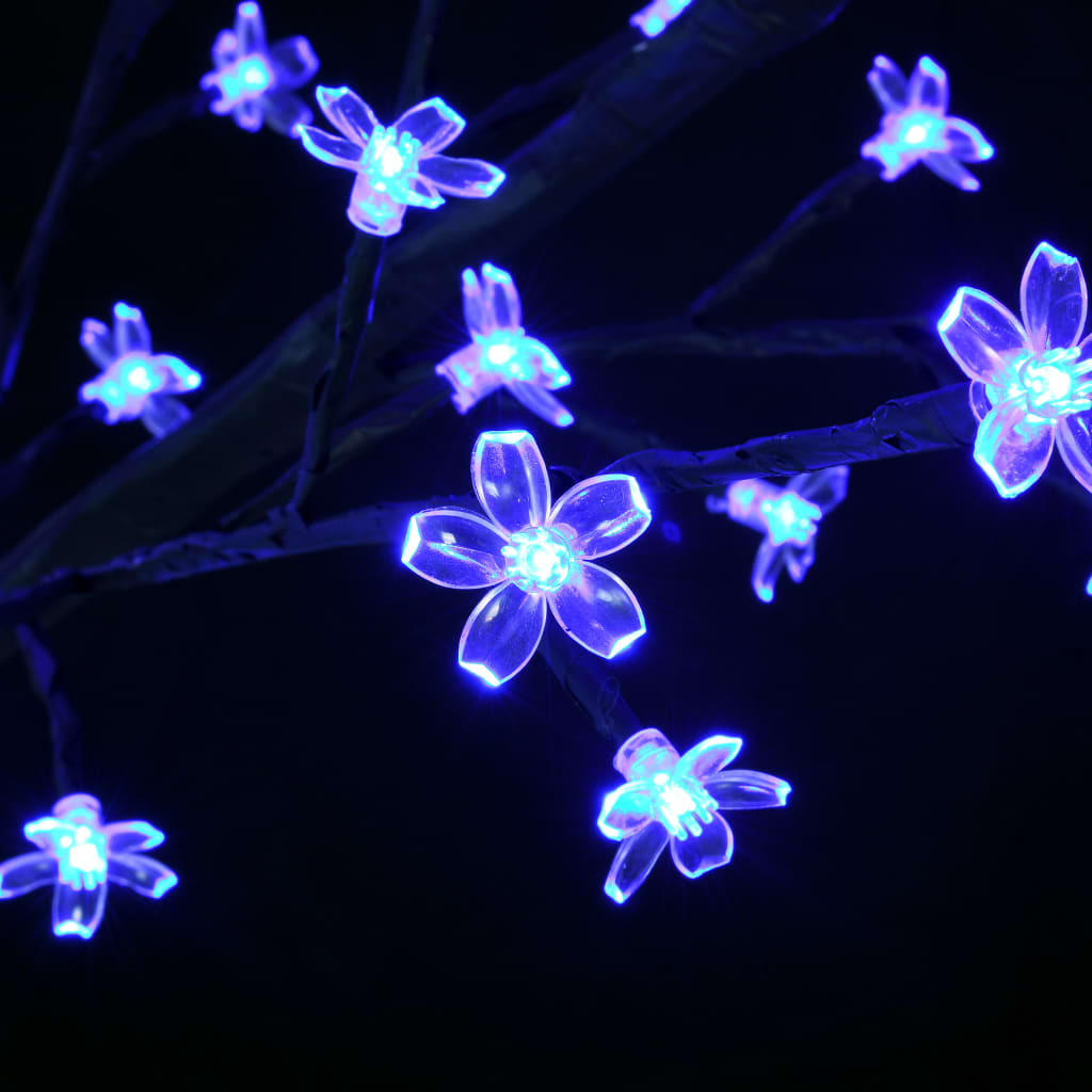vidaXL juletræ 220 LED'er kirsebærblomst 220 cm blåt lys