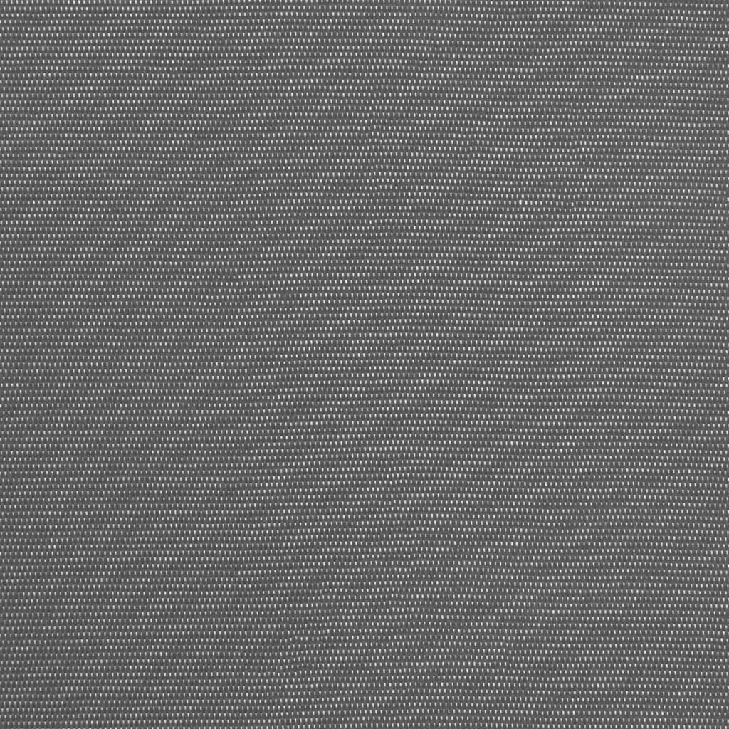 vidaXL markise 100x150 cm sammenrullelig stof og stål antracitgrå