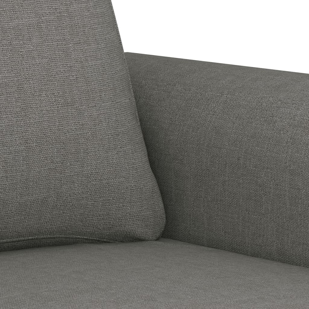vidaXL 3-personers sofa 180 cm stof mørkegrå