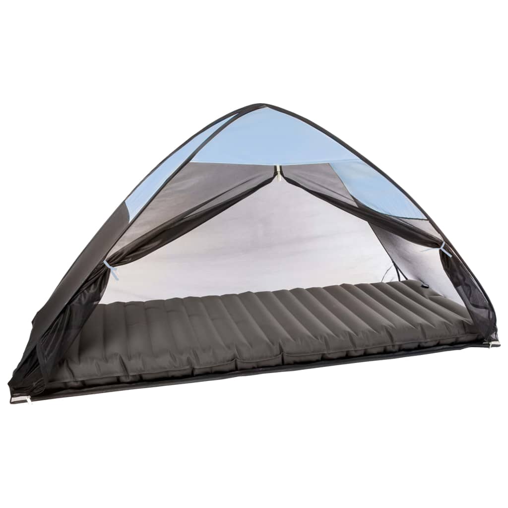 DERYAN pop-up sengetelt med myggenet 200x90x110 cm himmelblå