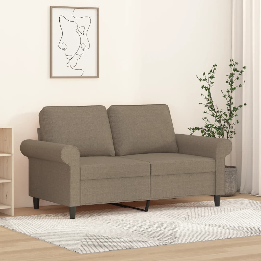 udvande Have en picnic overtale vidaXL 2-personers sofa 120 cm stof gråbrun | vidaXL.dk