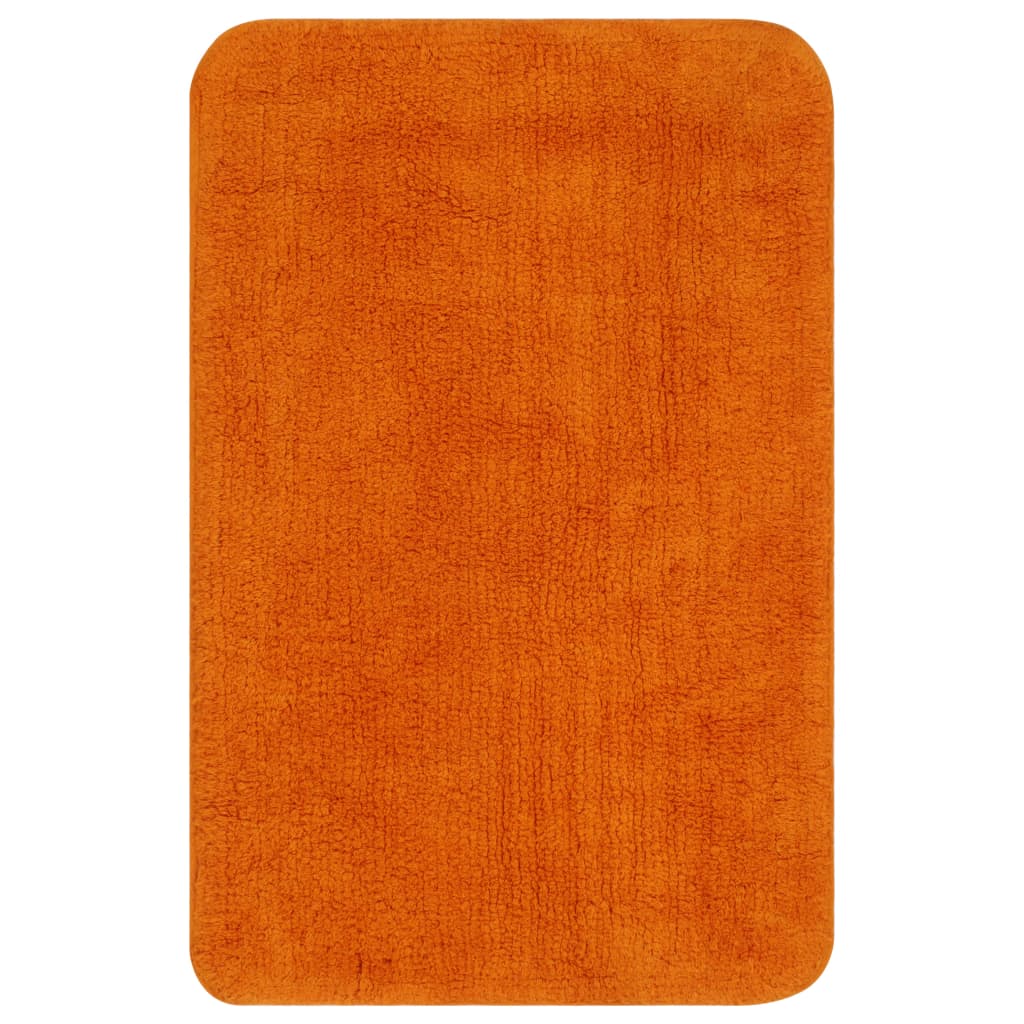 vidaXL bademåttesæt i 3 dele stof orange