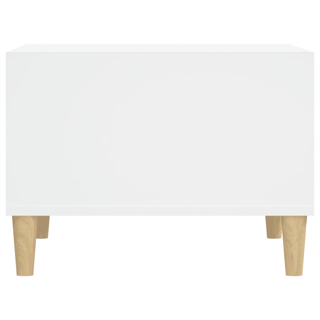 vidaXL sofabord 60x50x36,5 cm konstrueret træ hvid