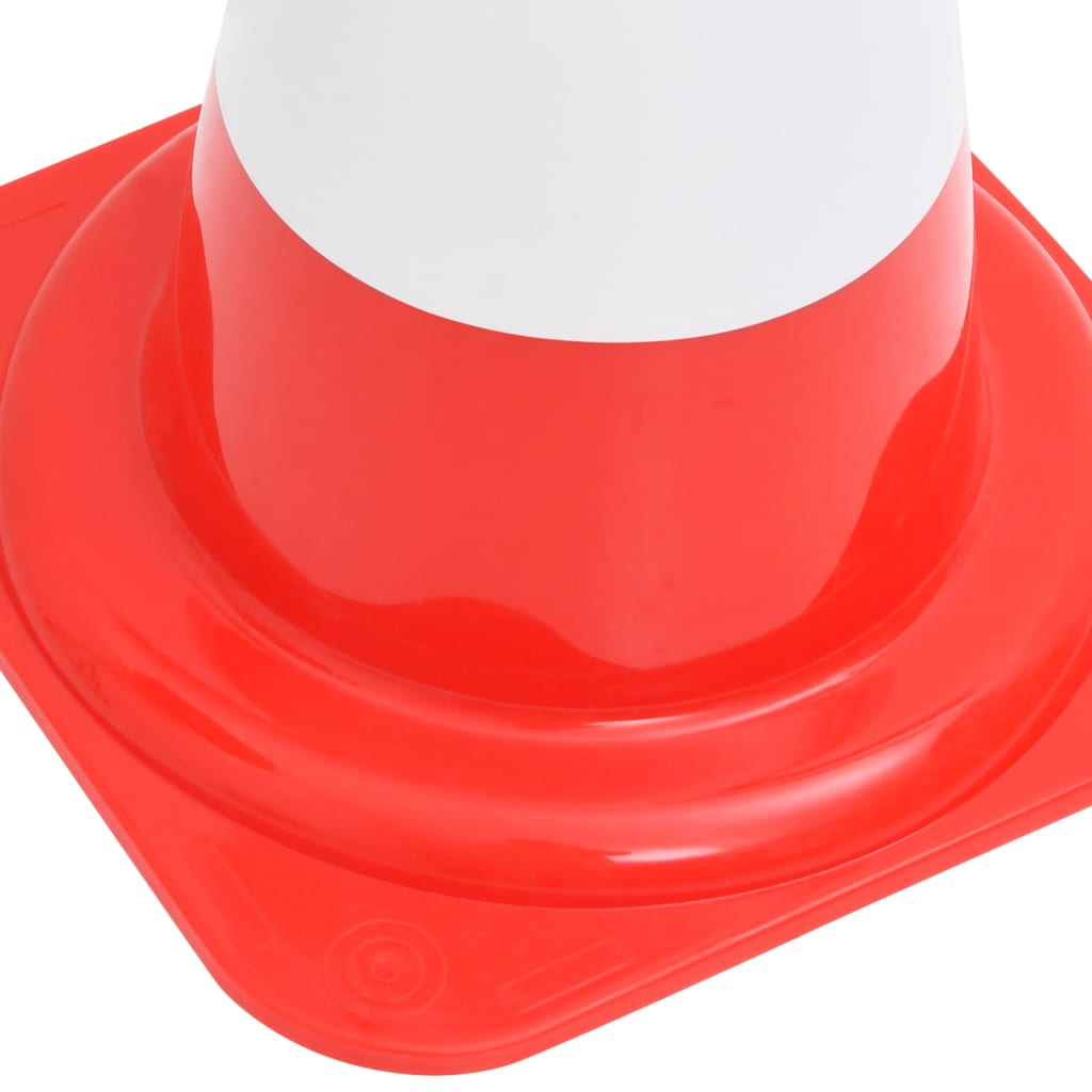 vidaXL reflekterende trafikkegle 4 stk. 50 cm rød og hvid