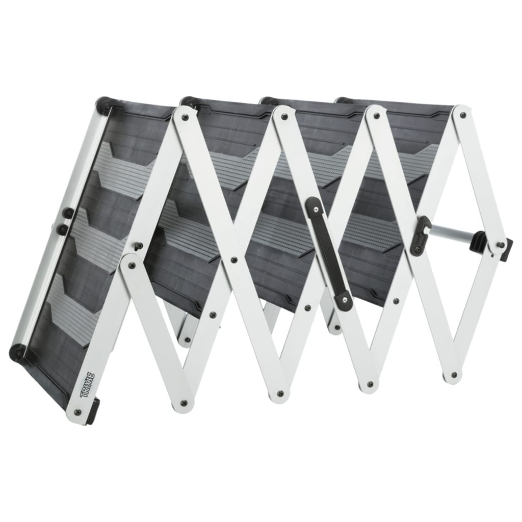 TRIXIE foldbar kæledyrstrappe 4-trin 160x70 cm aluminium