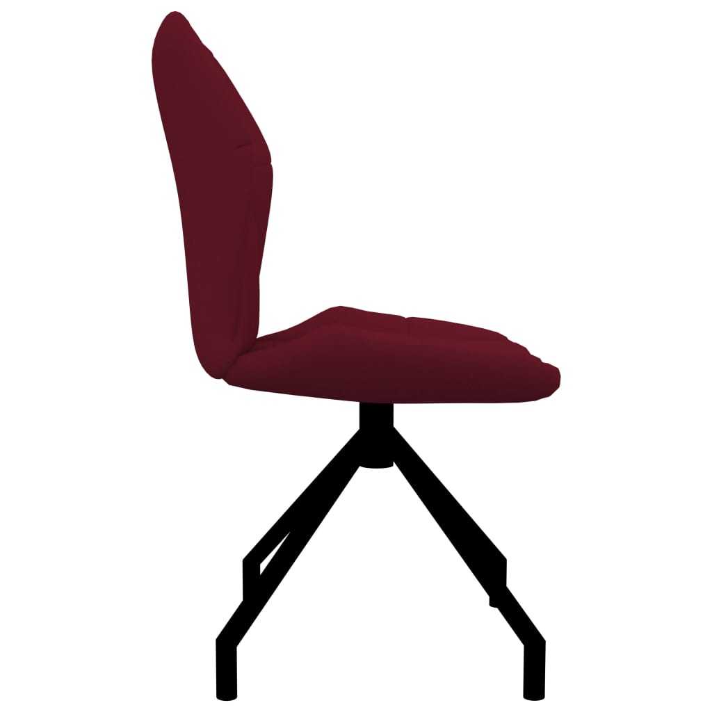 vidaXL spisebordsstole 6 stk. kunstlæder vinrød