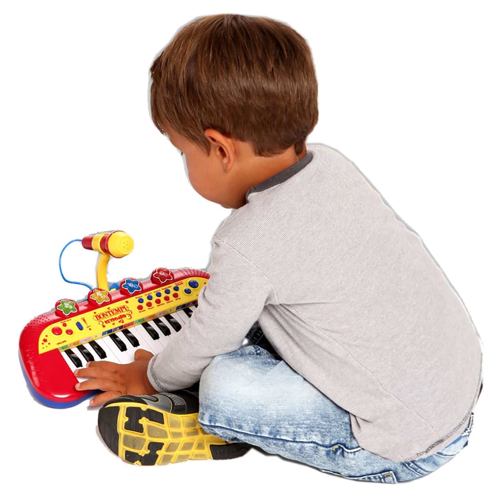 Bontempi elektronisk legetøjskeyboard med mikrofon 24 tangenter