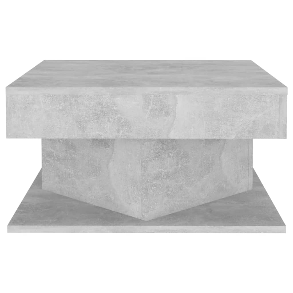 vidaXL sofabord 57x57x30 cm spånplade betongrå