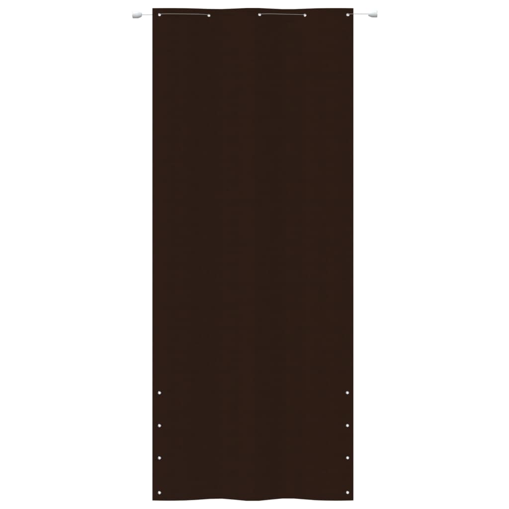 vidaXL altanafskærmning 100x240 cm oxfordstof brun