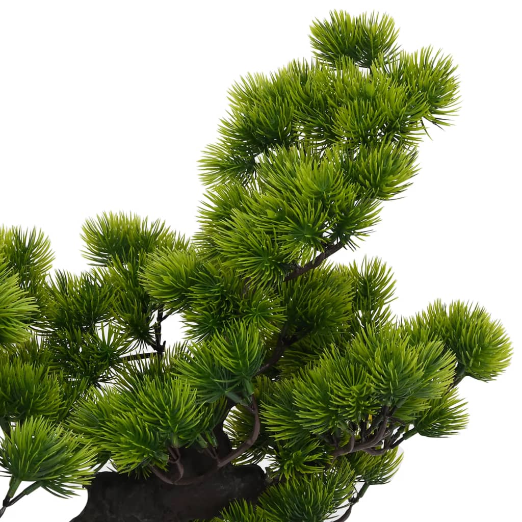 vidaXL kunstigt fyrretræs-bonsaitræ med potte 70 cm grøn
