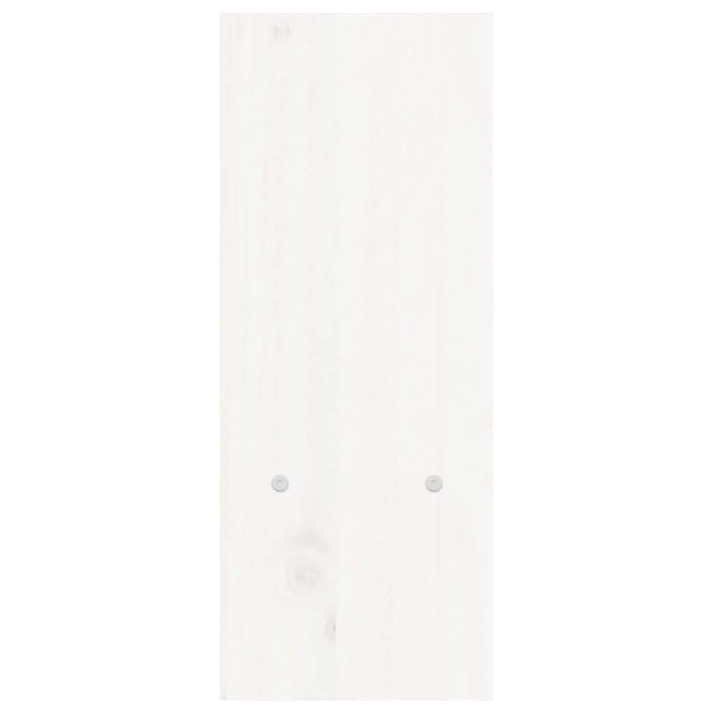 vidaXL skærmholder (39-72)x17x43 cm massivt fyrretræ hvid