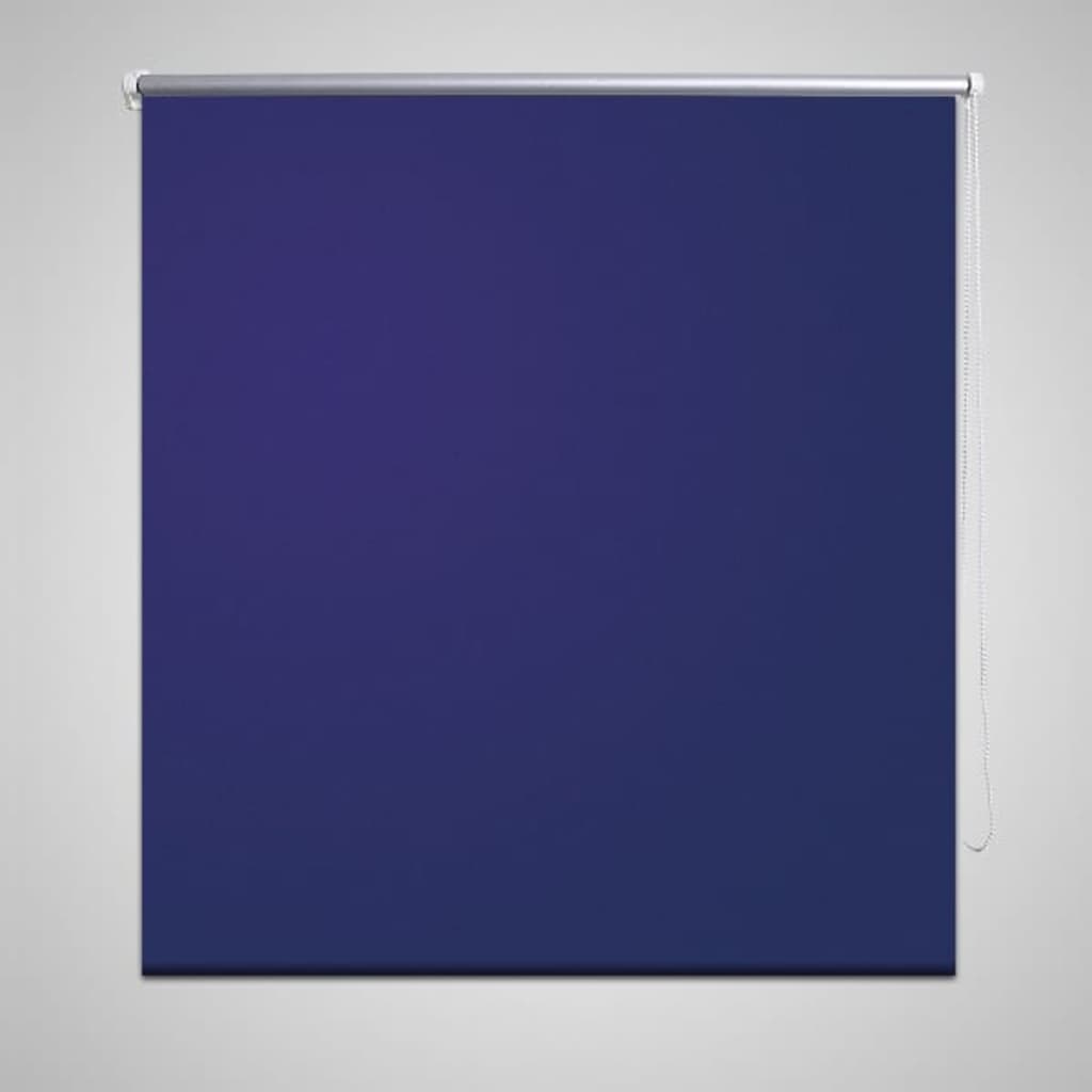 Mørklægningsrullegardin 160 x 230 cm marineblå