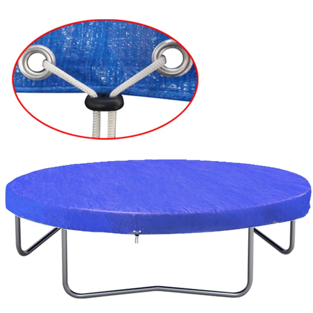 vidaXL trampolindække PE 450-457 cm 90 g/m²