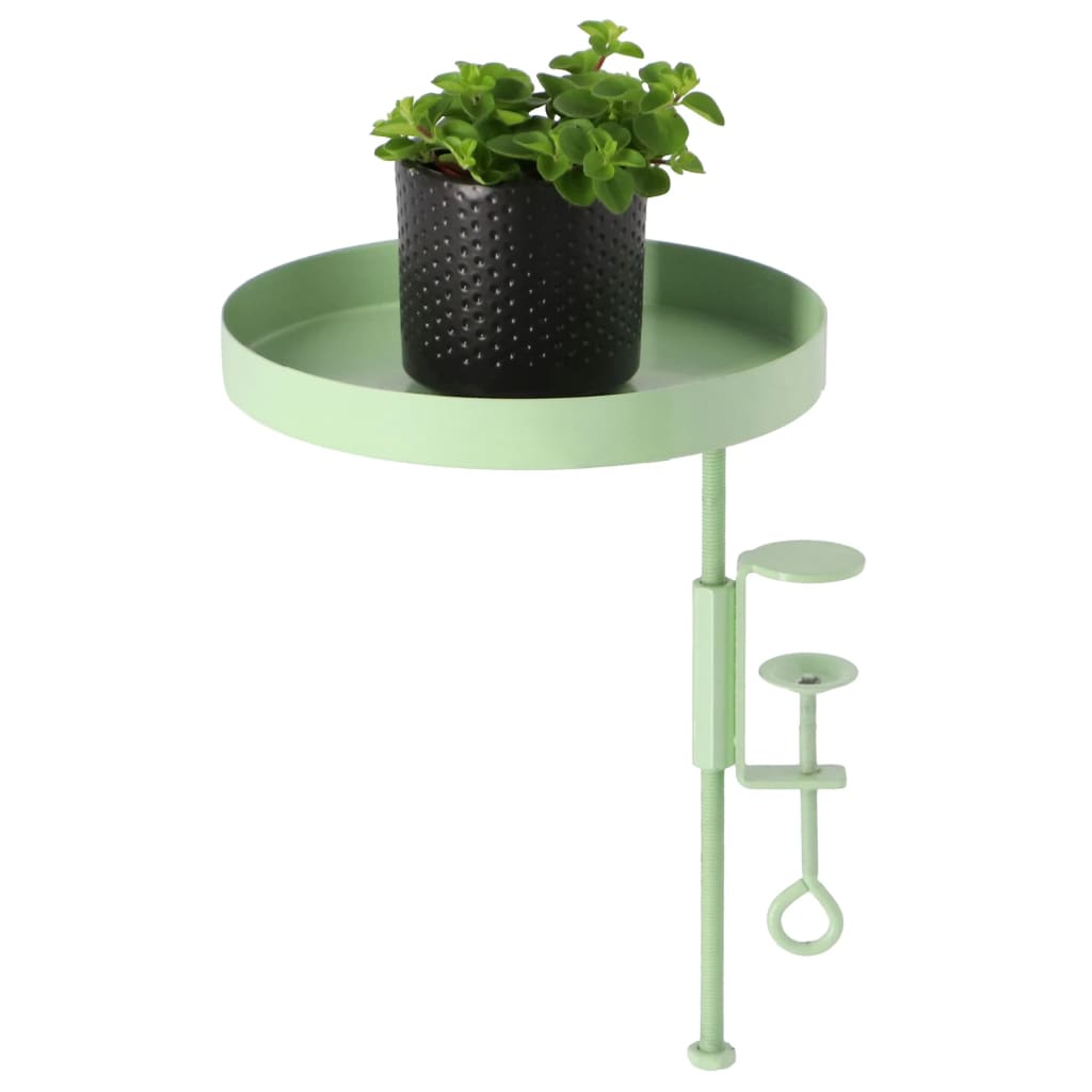 Esschert Design plantebakke med klemme str. M rund grøn