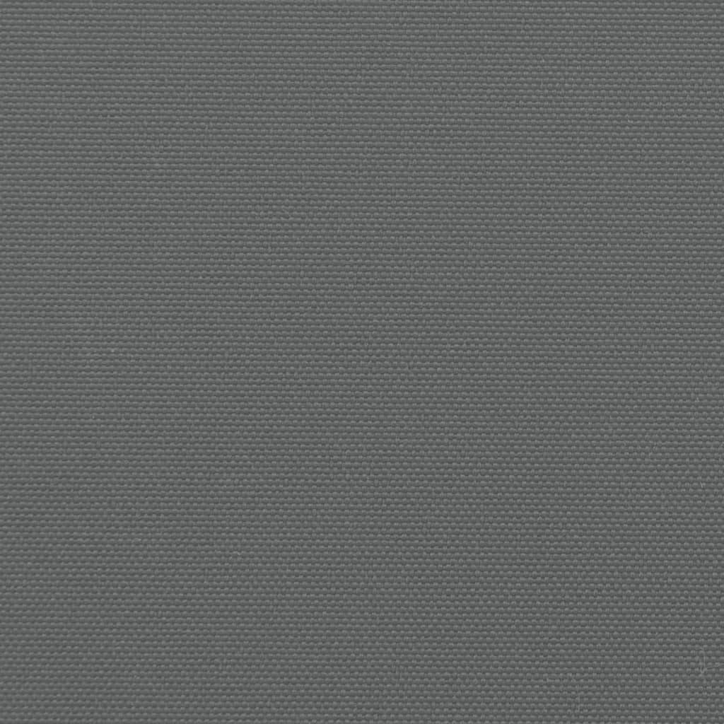 vidaXL sidemarkise 160x500 cm sammenrullelig antracitgrå