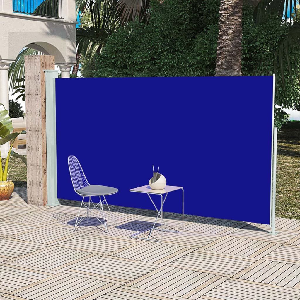 Sidemarkise til terrasse 160x300 cm blå