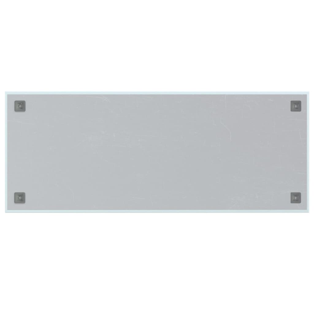 vidaXL væghængt magnettavle 100x40 cm hærdet glas hvid