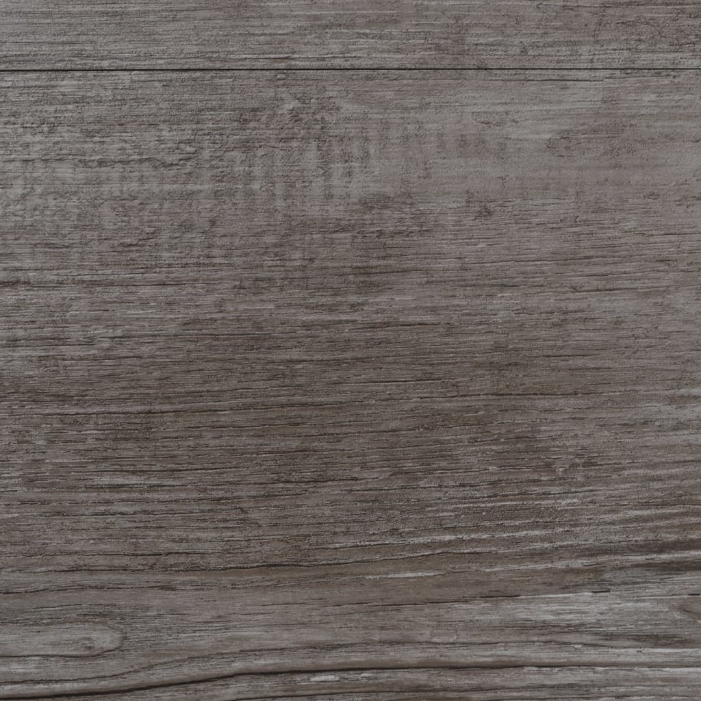 vidaXL selvhæftende PVC-gulvplanker 5,21 m² 2 mm mat træbrun
