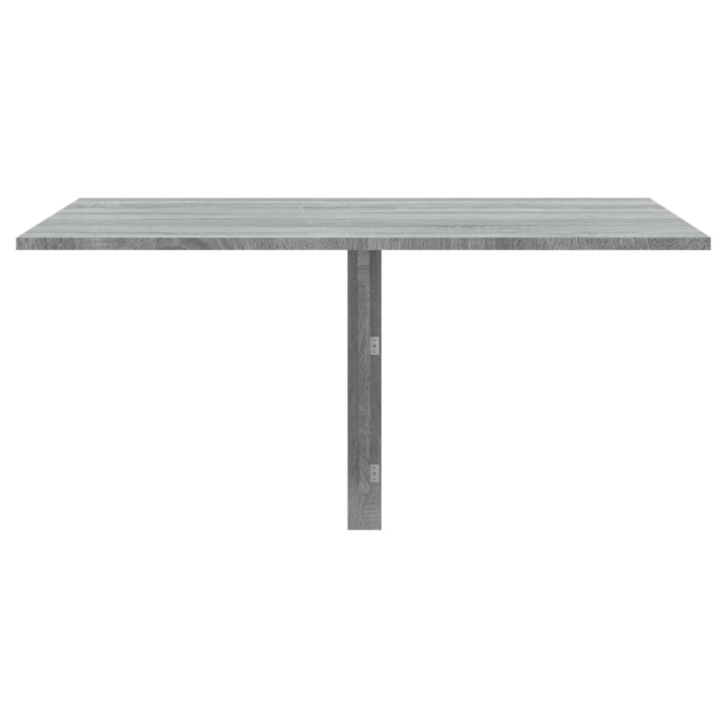 vidaXL væghængt klapbord 100x60x56 cm konstrueret træ grå sonoma-eg