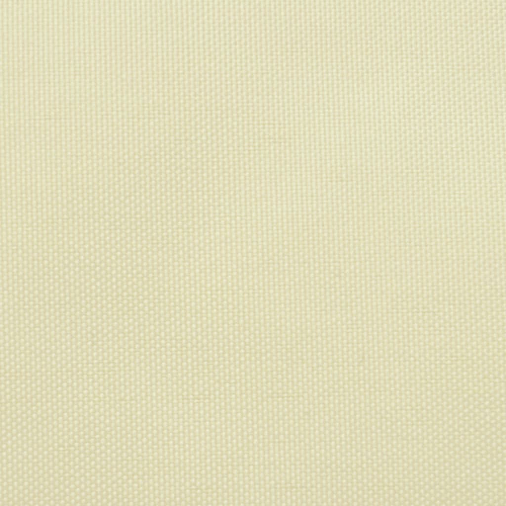 vidaXL solsejl Oxfordstof firkantet 3,6 x 3,6 m cremefarvet