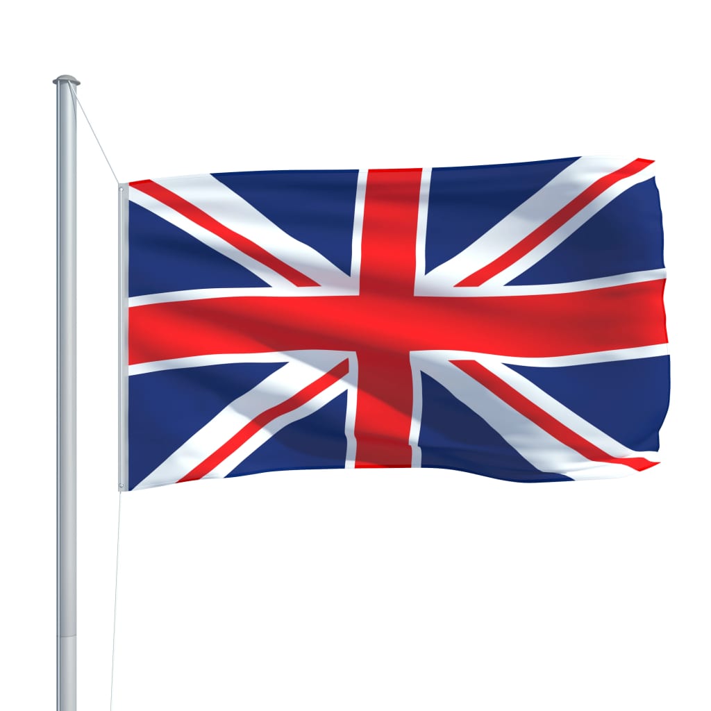 vidaXL britisk flag 90x150 cm