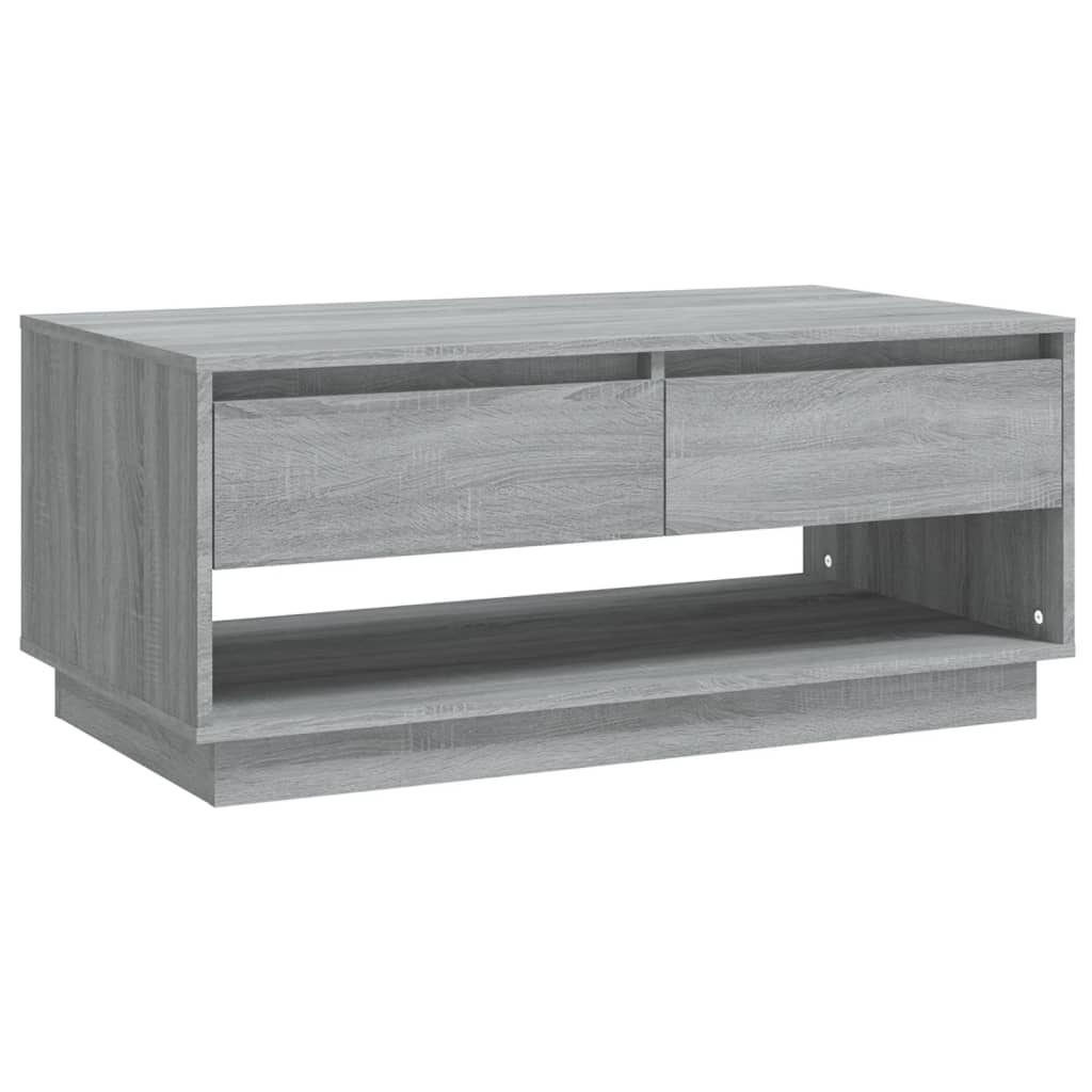 vidaXL sofabord 102,5x55x44 cm konstrueret træ grå sonoma-eg