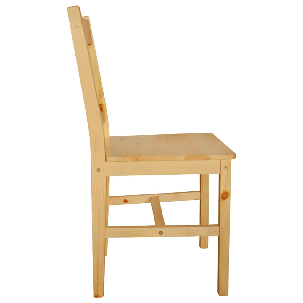vidaXL spisebordsstole 6 stk. fyrretræ